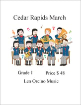 Cedar Rapids March Concert Band sheet music cover